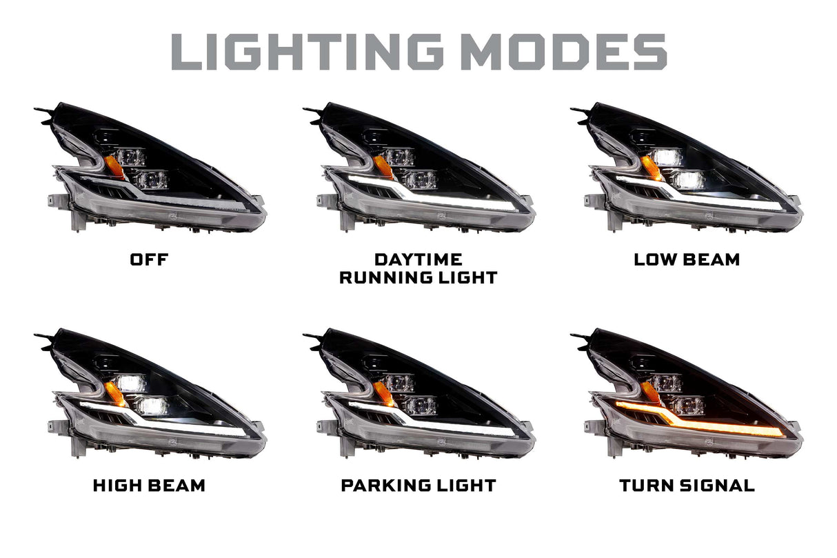 Nissan 370Z (09–21) XB Evo Hybrid Led Headlights