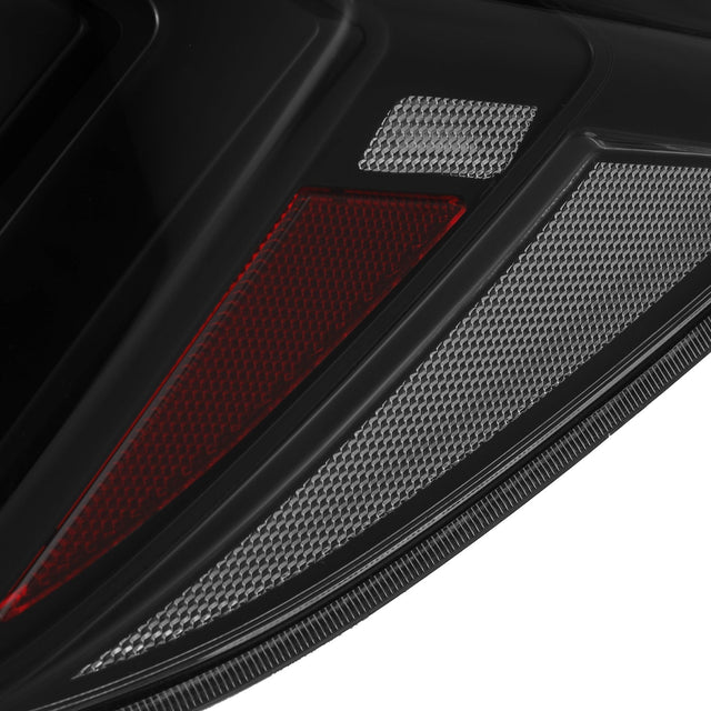 16-21 Honda Civic Hatchback NOVA-Series Prismatic LED Tail Lights Alpha-Black