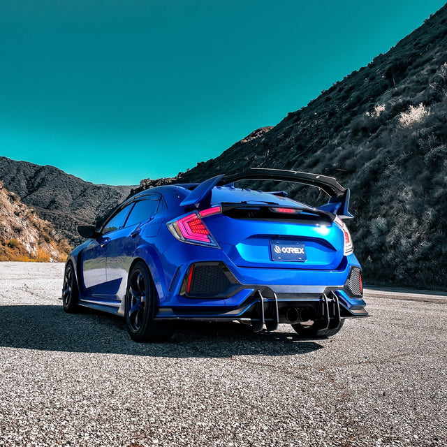 16-21 Honda Civic Hatchback NOVA-Series Prismatic LED Tail Lights Black