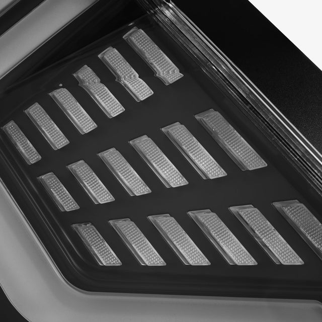 16-21 Honda Civic Hatchback NOVA-Series Prismatic LED Tail Lights Black