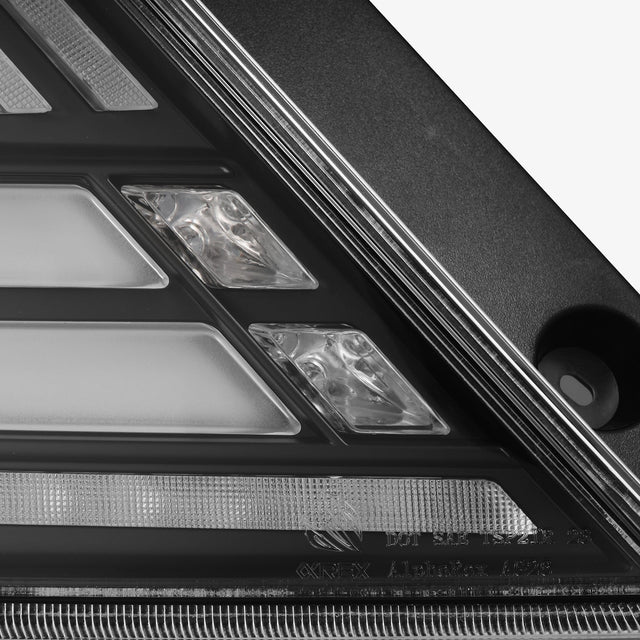 16-21 Honda Civic Hatchback NOVA-Series Prismatic LED Tail Lights Black