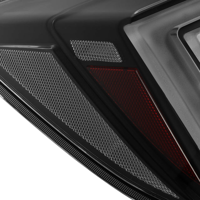 16-21 Honda Civic Hatchback NOVA-Series Prismatic LED Tail Lights Black