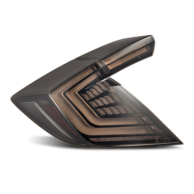 16-21 Honda Civic Hatchback NOVA-Series Prismatic LED Tail Lights Black Smoke