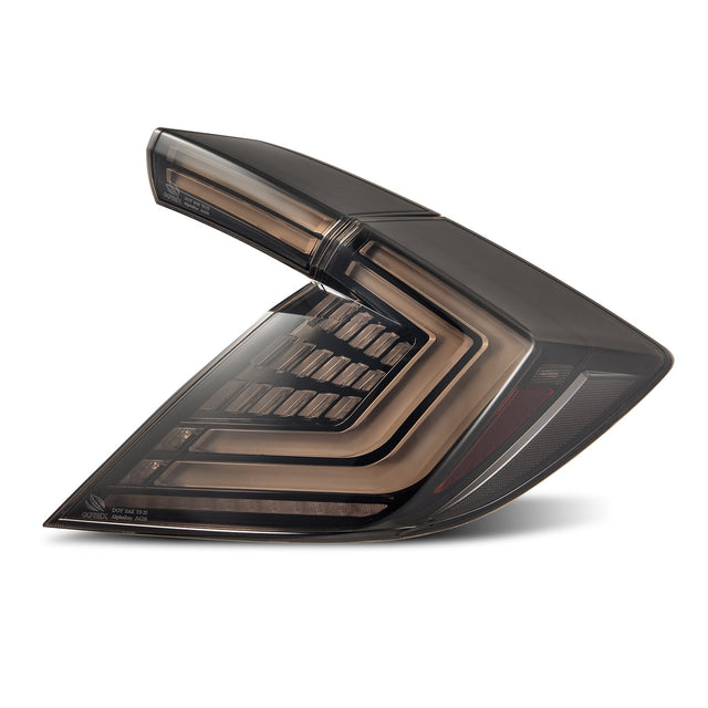 16-21 Honda Civic Hatchback NOVA-Series Prismatic LED Tail Lights Black Smoke