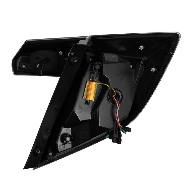 16-21 Honda Civic Hatchback NOVA-Series Prismatic LED Tail Lights Black Smoke