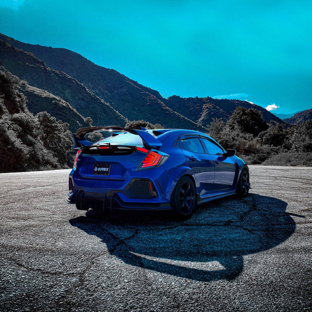 16-21 Honda Civic Hatchback NOVA-Series Prismatic LED Tail Lights Clear