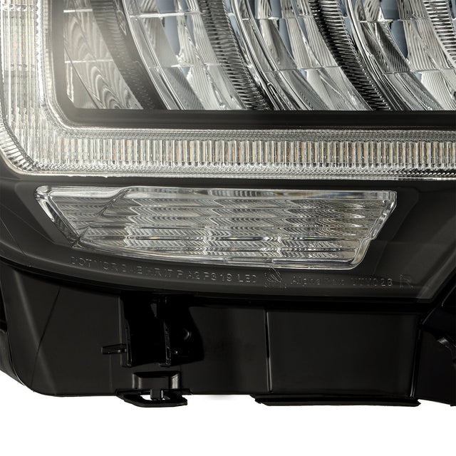 16-23 Toyota Tacoma LUXX-Series LED Crystal Headlights Alpha-Black