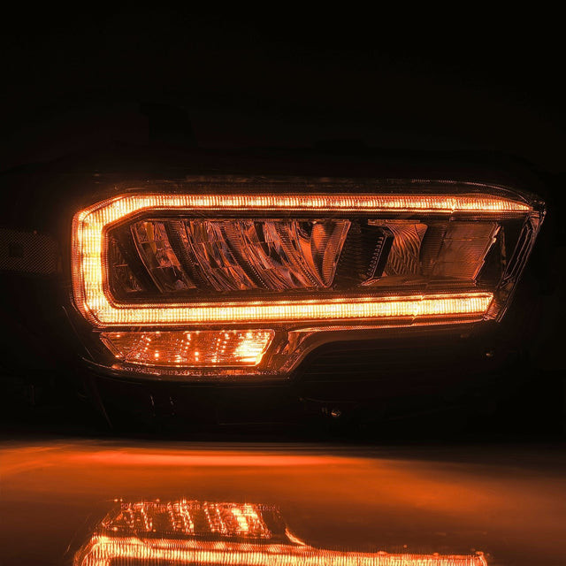 16-23 Toyota Tacoma LUXX-Series LED Crystal Headlights Black