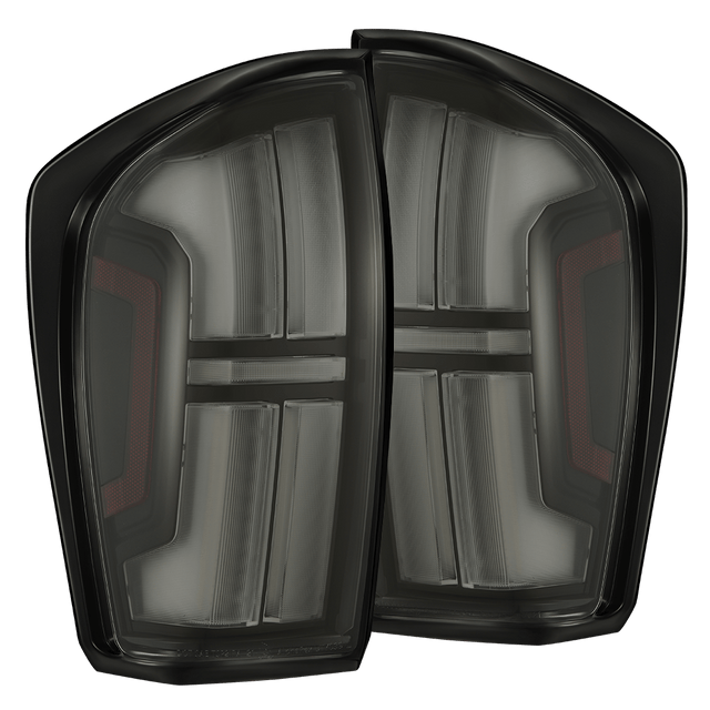16-23 Toyota Tacoma Nova-Series Prismatic LED Tail Lights Alpha-Black