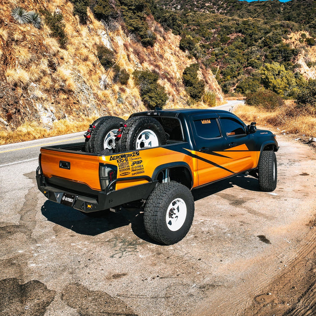 16-23 Toyota Tacoma Nova-Series Prismatic LED Tail Lights Alpha-Black