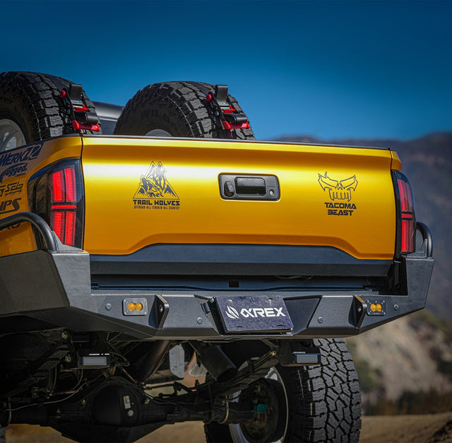 16-23 Toyota Tacoma NOVA-Series Prismatic LED Tail Lights Black