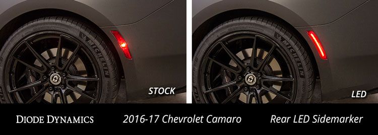 Feux de position latéraux à LED pour Chevrolet Camaro 2016-2024 (ensemble)