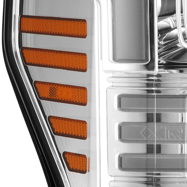 17-19 Ford Super Duty MKII LUXX-Series LED Projector Headlights Chrome