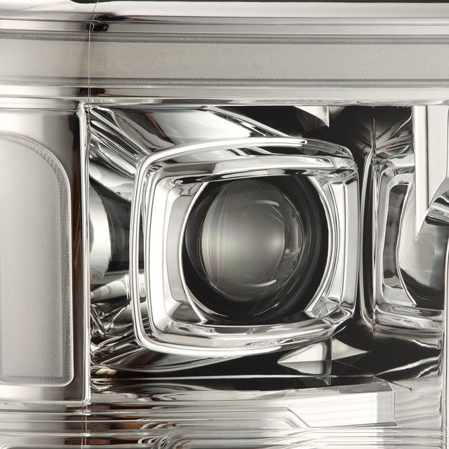 17-19 Ford Super Duty MKII LUXX-Series LED Projector Headlights Chrome