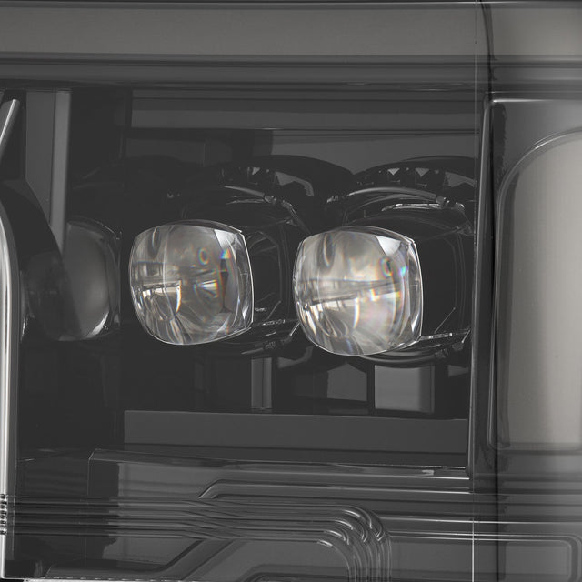 17-19 Ford Super Duty MKII NOVA-Series LED Projector Headlights Alpha-Black