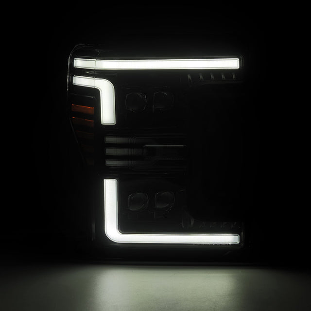 17-19 Ford Super Duty MKII NOVA-Series LED Projector Headlights Black