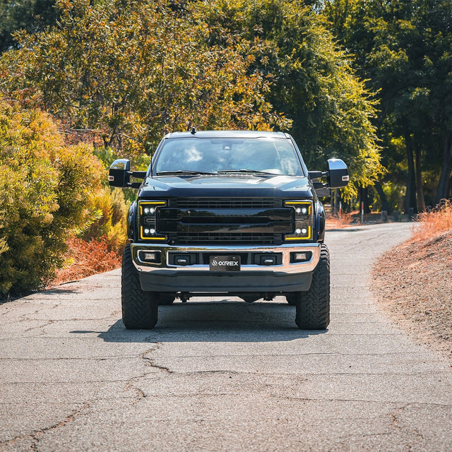 17-19 Ford Super Duty MKII NOVA-Series LED Projector Headlights Chrome