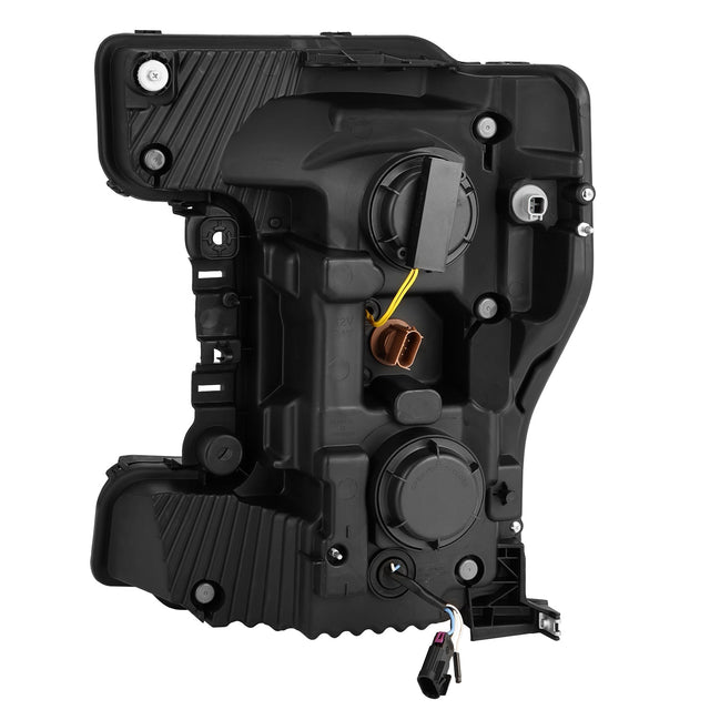 17-19 Ford Super Duty MKII PRO-Series Halogen Projector Headlights Black