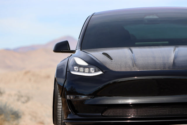 17-23 Tesla Model 3 / 20-24 Model Y NOVA-Series LED Projector Headlights Black