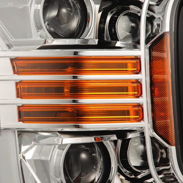 18-20 Ford F150 LUXX-Series LED Projector Headlights Chrome