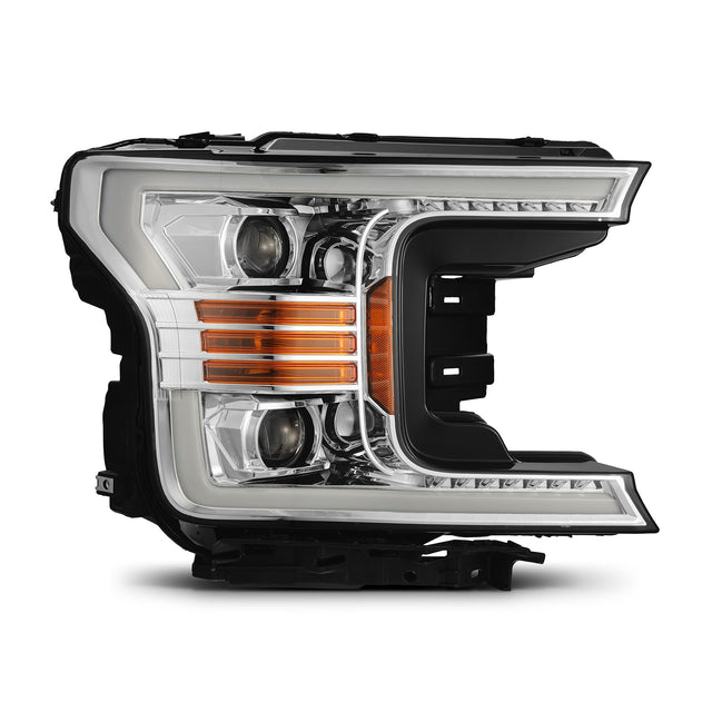 18-20 Ford F150 LUXX-Series LED Projector Headlights Chrome