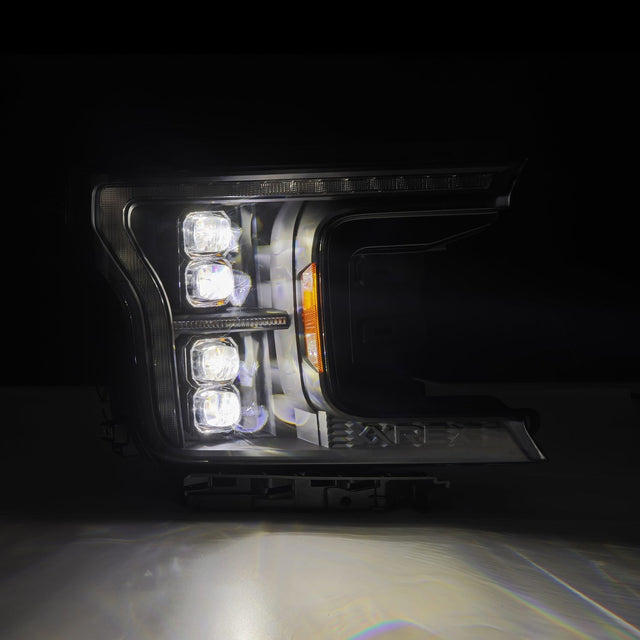 18-20 Ford F150 (MK II 14th Gen Style) NOVA-Series LED Projector Headlights Black