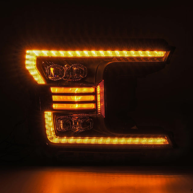 18-20 Ford F150 NOVA-Series LED Projector Headlights Black