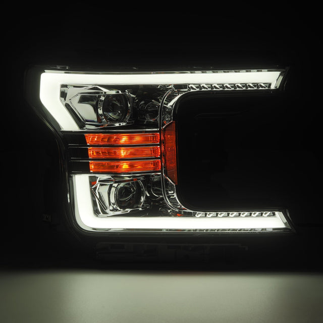 Phares halogènes à projecteur chromés pour Ford F150 série PRO 18-20