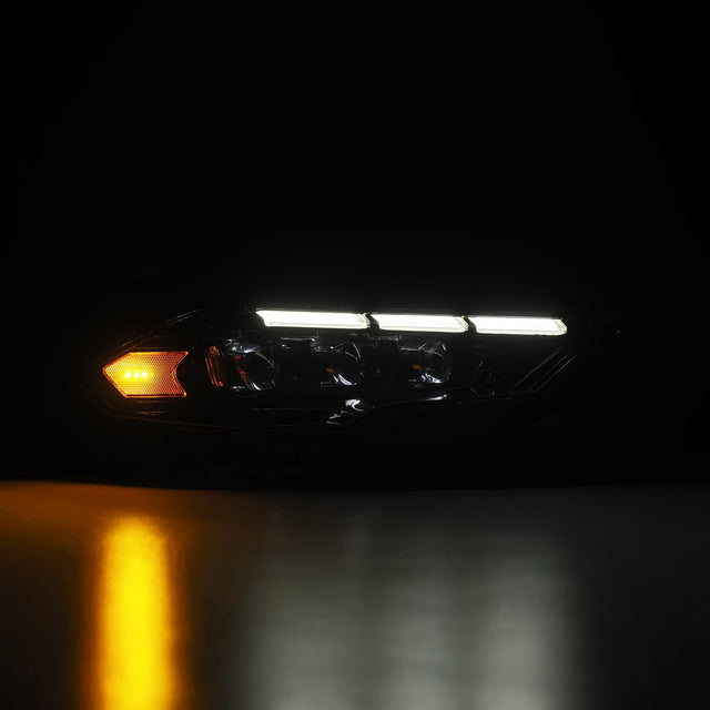 18-23 Ford Mustang MK II NOVA-Series LED Projector Headlights Alpha-Black