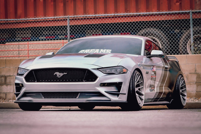 18-23 Ford Mustang MK II NOVA-Series LED Projector Headlights Black