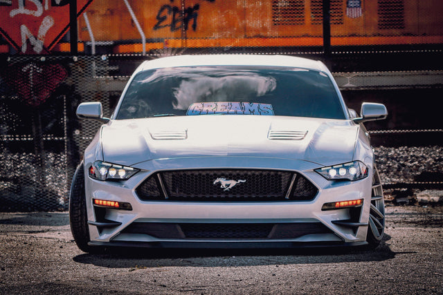 18-23 Ford Mustang MK II NOVA-Series LED Projector Headlights Black