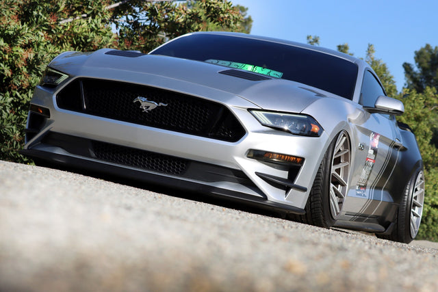 18-23 Ford Mustang NOVA-Series LED Projector Headlights Alpha-Black