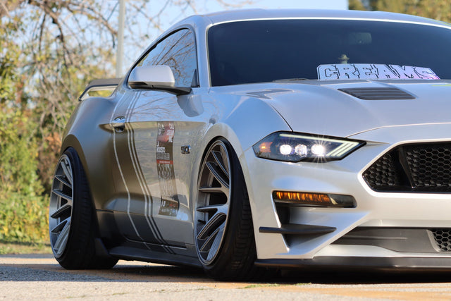 18-23 Ford Mustang NOVA-Series LED Projector Headlights Black