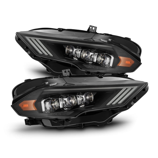 18-23 Ford Mustang NOVA-Series LED Projector Headlights Black