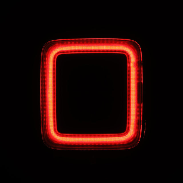 18-25 Jeep Wrangler JL NOVA-Series Prismatic LED Tail Lights Alpha-Black