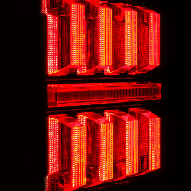 Feux arrière à LED prismatiques pour Jeep Wrangler JL NOVA-Series 18-25, noir et rouge