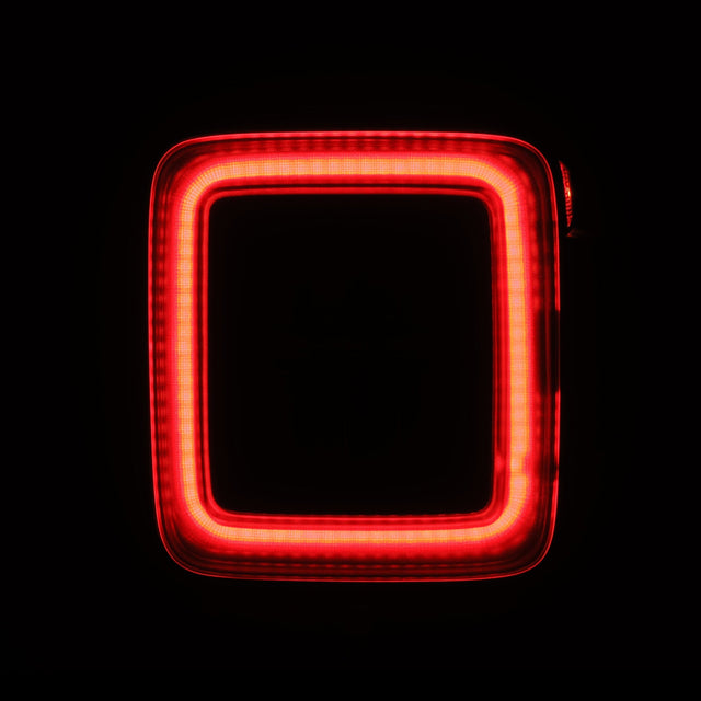 Feux arrière à LED prismatiques pour Jeep Wrangler JL NOVA-Series 18-25, noir et rouge