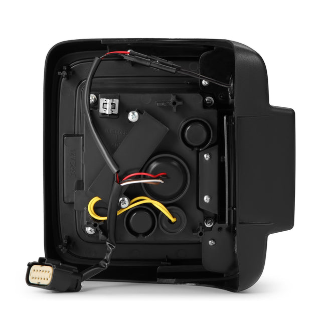 Feux arrière à LED prismatiques pour Jeep Wrangler JL NOVA-Series 18-25, noir et rouge