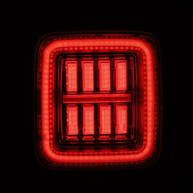 18-25 Jeep Wrangler JL NOVA-Series Prismatic LED Tail Lights Clear