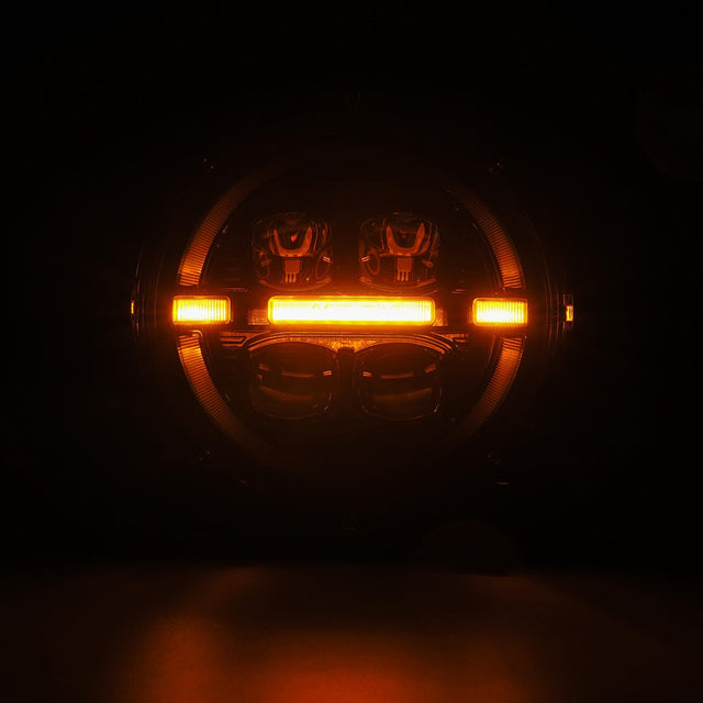 18-25 Jeep Wrangler JL/Gladiator JT NOVA-Series LED Projector Headlights Alpha-black