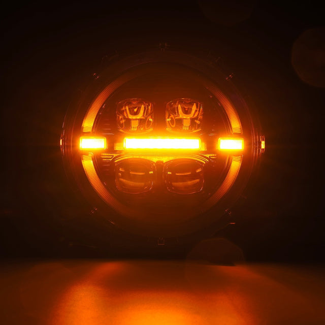 Phares projecteurs à LED NOVA Series pour Jeep Wrangler JL/Gladiator JT 18-25, noirs