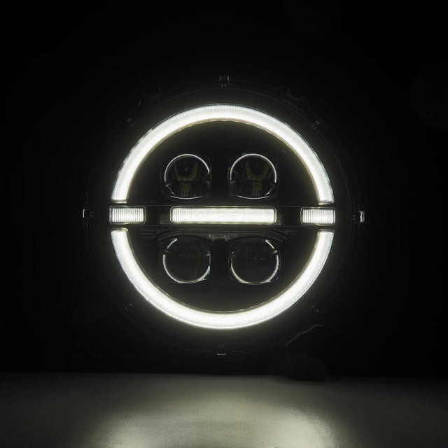 Phares projecteurs à LED NOVA Series pour Jeep Wrangler JL/Gladiator JT 18-25, noirs