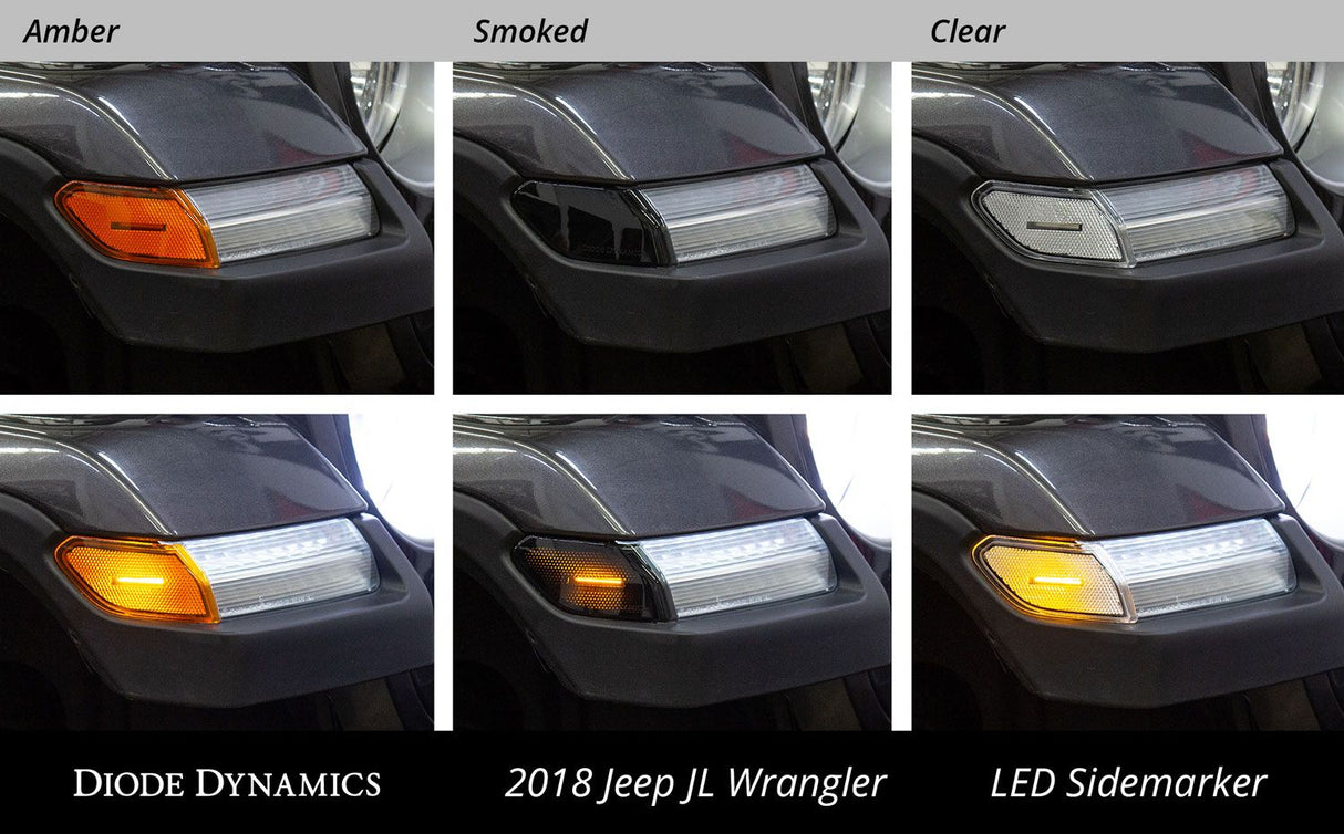 LED Sidemarkers for 2018-2025 Jeep JL Wrangler (pair)