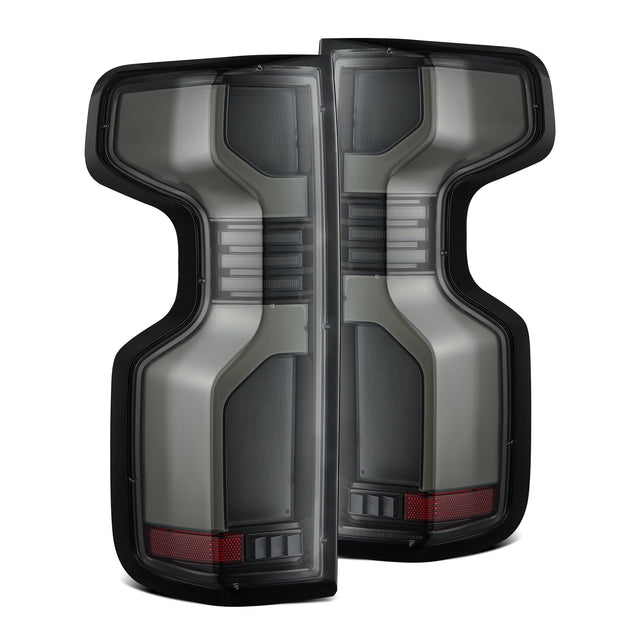 Feux arrière à DEL série LUXX pour Chevrolet Silverado 1500/2500HD/3500HD 2019-2025, Alpha-Black