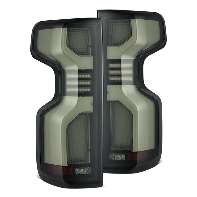 Feux arrière à LED noirs pour Chevrolet Silverado 1500/2500HD/3500HD 2019-2025, série LUXX