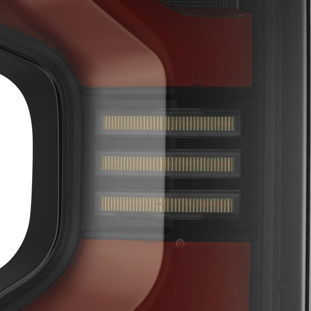 Feux arrière à LED LUXX-Series pour Chevrolet Silverado 1500/2500HD/3500HD 2019-2025, noir et rouge