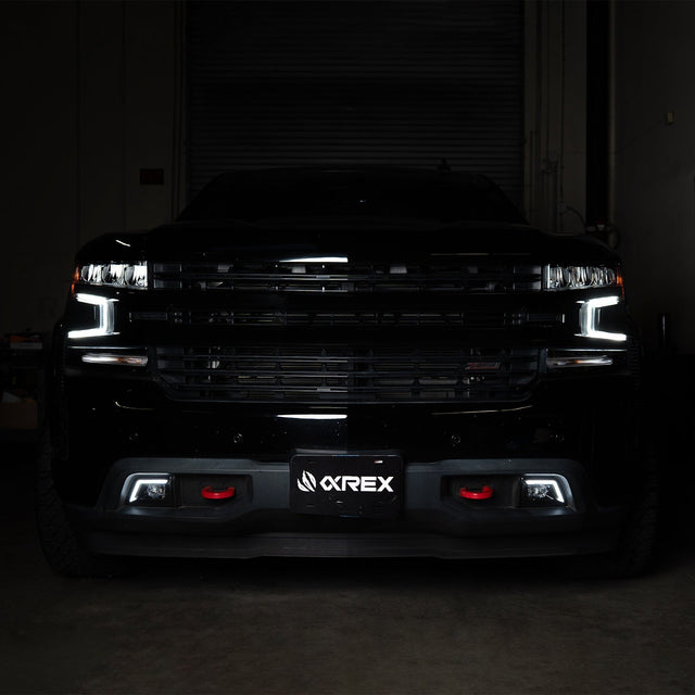 Phares antibrouillard à LED bicolores DoubleTap pour Chevrolet Silverado 1500/Chevrolet Silverado 2500HD/3500HD 19-23