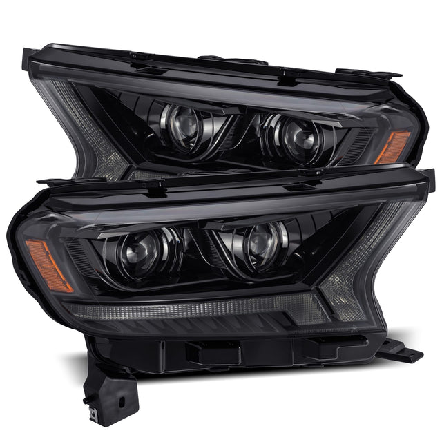 19-23 Ford Ranger PRO-Series Halogen Projector Headlights Alpha-Black