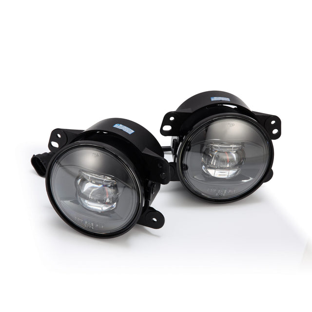 18-23 Jeep Wrangler JL (Rubicon/Sahara with OE Plastic Bumper) / Gladiator JT DoubleTap Dual Color LED Projector Fog Lights
