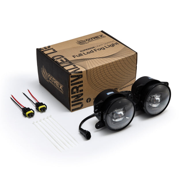18-23 Jeep Wrangler JL (Rubicon/Sahara with OE Plastic Bumper) / Gladiator JT DoubleTap Dual Color LED Projector Fog Lights